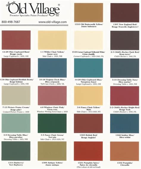 authentic colonial paint colors.